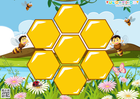 Bee and Honeycomb Activity for Kids - Image 3