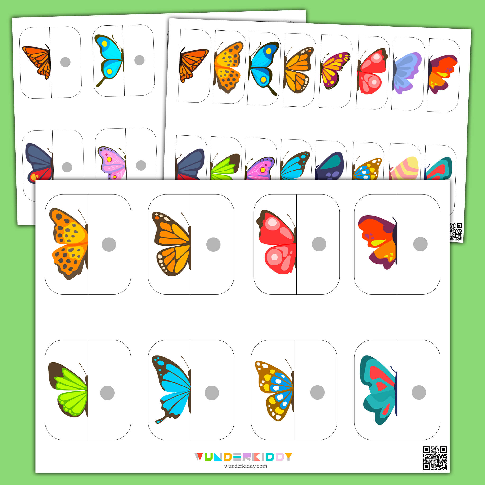 Zuordnungskarten «Schmetterlinge»