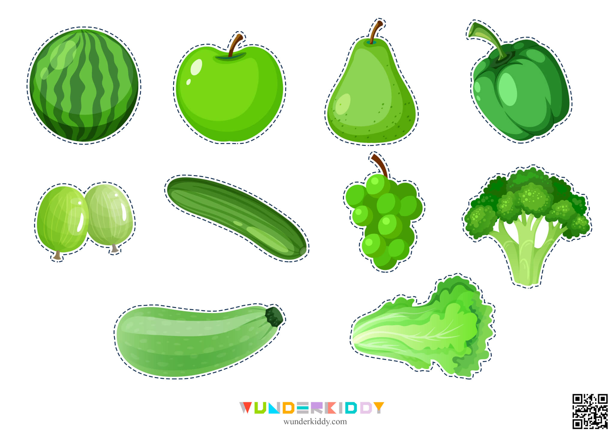 Nach Farben sortieren «Schalen mit Gemüse und Obst» - Bild 5